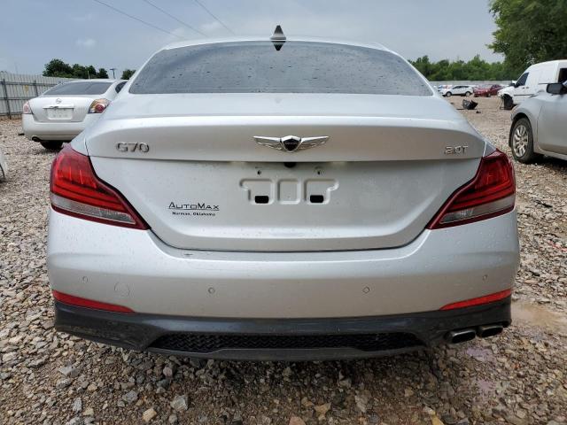 KMTG44LA7KU019530 - 2019 GENESIS G70 PRESTIGE SILVER photo 6