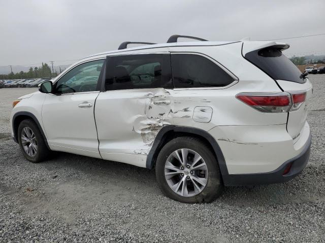 5TDKKRFH3FS057349 - 2015 TOYOTA HIGHLANDER XLE Ağ foto 2