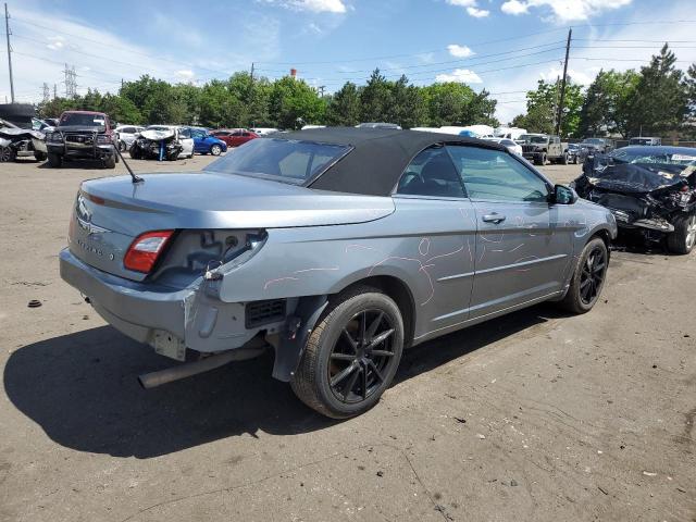 1C3LC55R78N674321 - 2008 CHRYSLER SEBRING TOURING BLUE photo 3