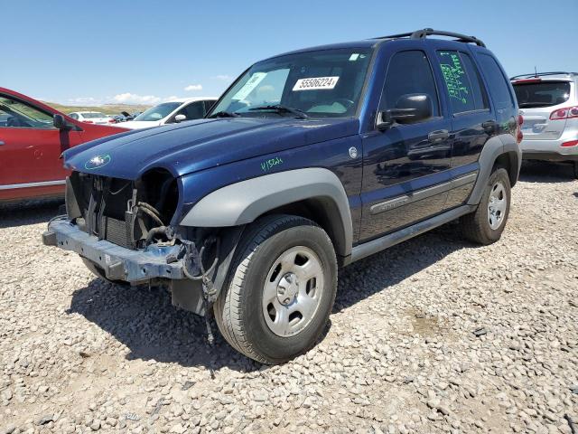 1J4GL48K47W521789 - 2007 JEEP LIBERTY SPORT BLUE photo 1