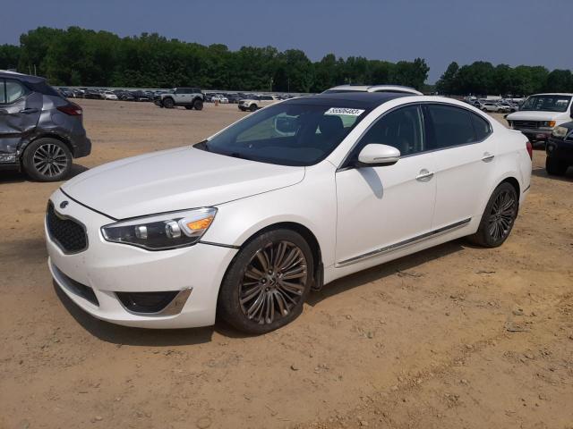 KNALN4D77E5164219 - 2014 KIA CADENZA PREMIUM WHITE photo 1