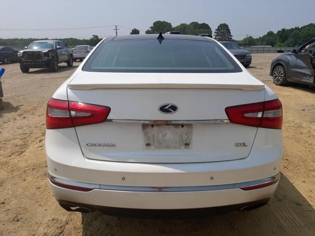 KNALN4D77E5164219 - 2014 KIA CADENZA PREMIUM WHITE photo 6