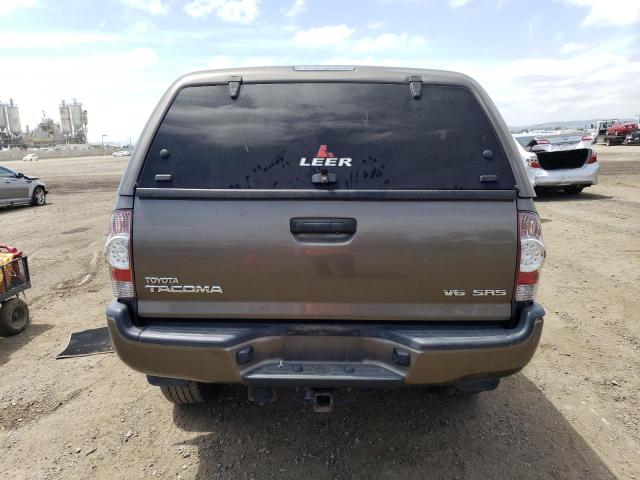 3TMMU52N69M009551 - 2009 TOYOTA TACOMA DOUBLE CAB LONG BED GRAY photo 6