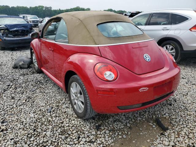 3VWPF31Y48M414679 - 2008 VOLKSWAGEN NEW BEETLE CONVERTIBLE S RED photo 2