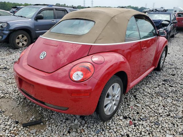 3VWPF31Y48M414679 - 2008 VOLKSWAGEN NEW BEETLE CONVERTIBLE S RED photo 3
