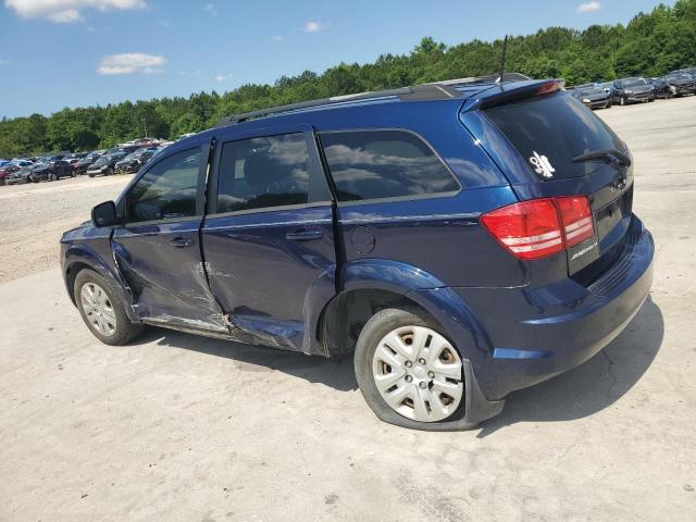 3C4PDCAB2JT508172 - 2018 DODGE JOURNEY SE BLUE photo 2