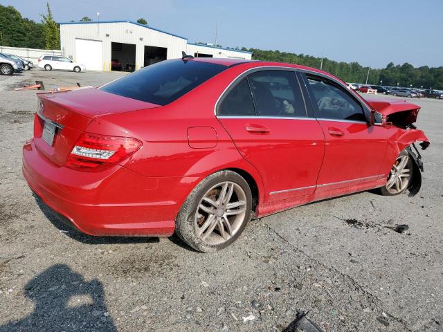 WDDGF4HB6ER313542 - 2014 MERCEDES-BENZ C 250 RED photo 3