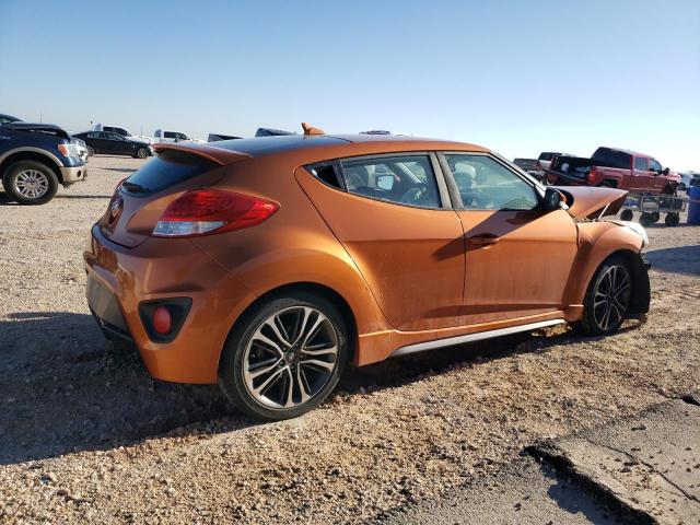 KMHTC6AE8GU301602 - 2016 HYUNDAI VELOSTER TURBO ORANGE photo 3