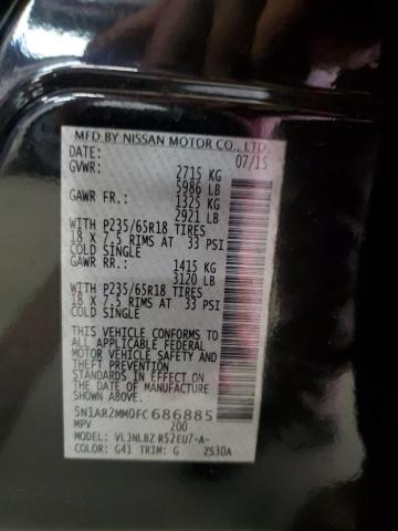 5N1AR2MM0FC686885 - 2015 NISSAN PATHFINDER S Qara foto 13