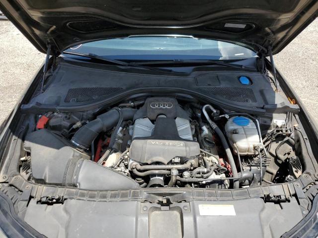 WAUHGAFC2EN158188 - 2014 AUDI A6 PRESTIGE შავი ფოტო 11