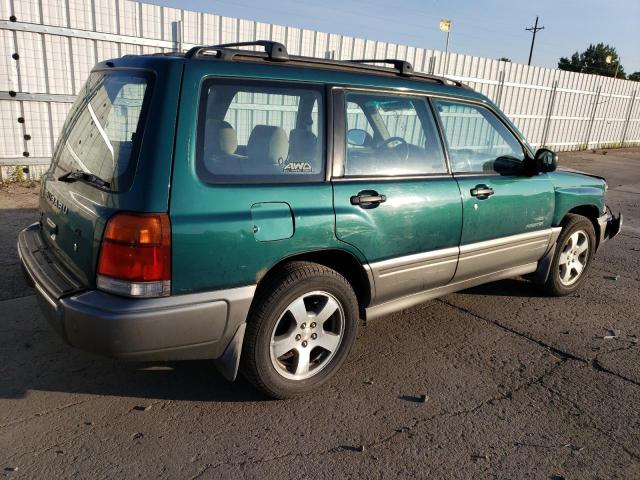 JF1SF6555YH718497 - 2000 SUBARU FORESTER S მწვანე ფოტო 3
