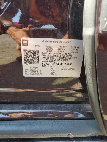 5GAERDKW2MJ160760 - 2021 BUICK ENCLAVE AVENIR იასამნისფერი ფოტო 14