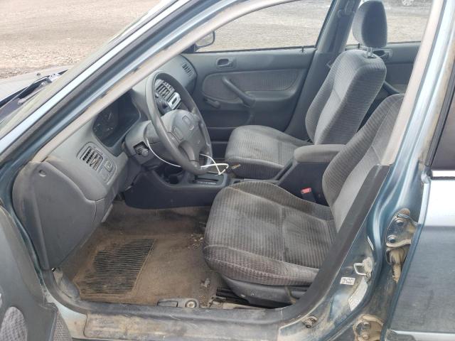 2HGEJ6611YH572385 - 2000 HONDA CIVIC BASE 蓝色 照片 7