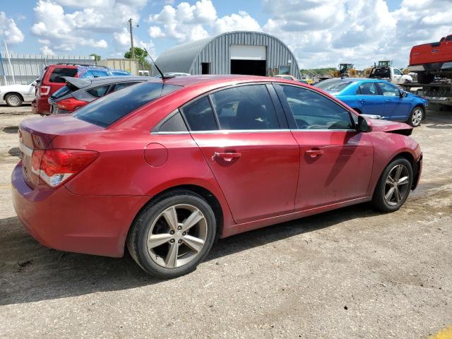 1G1PE5SBXE7338136 - 2014 CHEVROLET CRUZE LT BURGUNDY photo 3