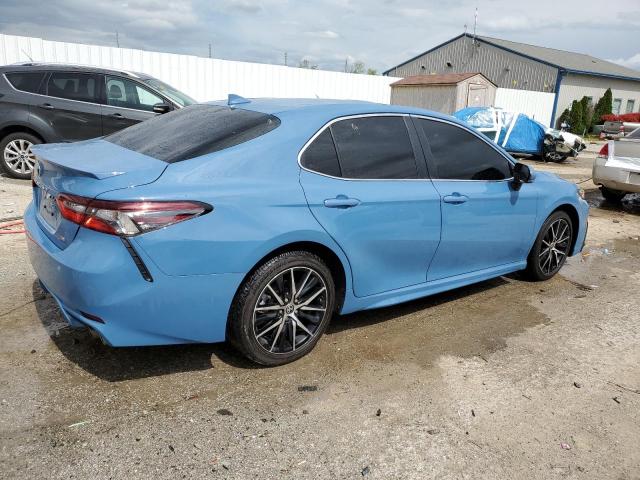 4T1T11AK4PU089344 - 2023 TOYOTA CAMRY SE NIGHT SHADE BLUE photo 3