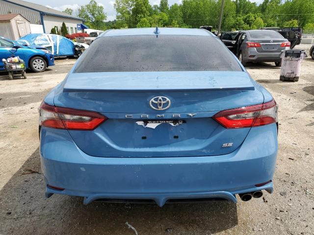 4T1T11AK4PU089344 - 2023 TOYOTA CAMRY SE NIGHT SHADE BLUE photo 6