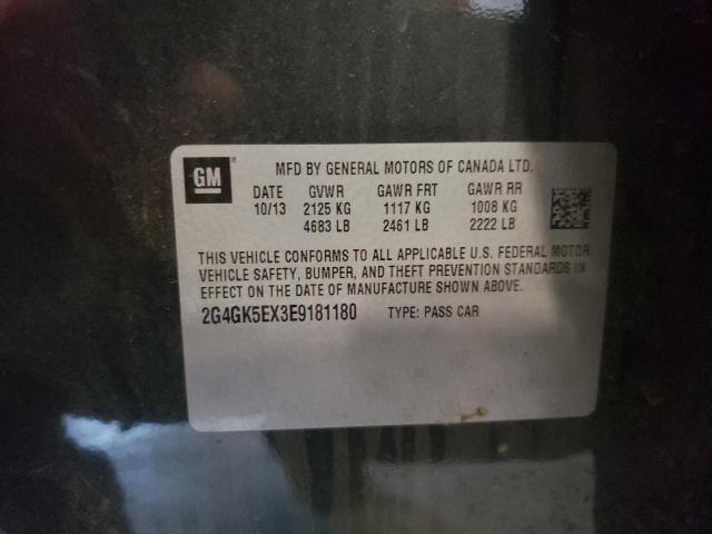 2G4GK5EX3E9181180 - 2014 BUICK REGAL 石墨色 照片 12