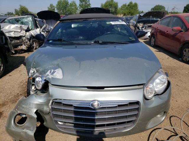 1C3EL55R94N281598 - 2004 CHRYSLER SEBRING LXI SILVER photo 5