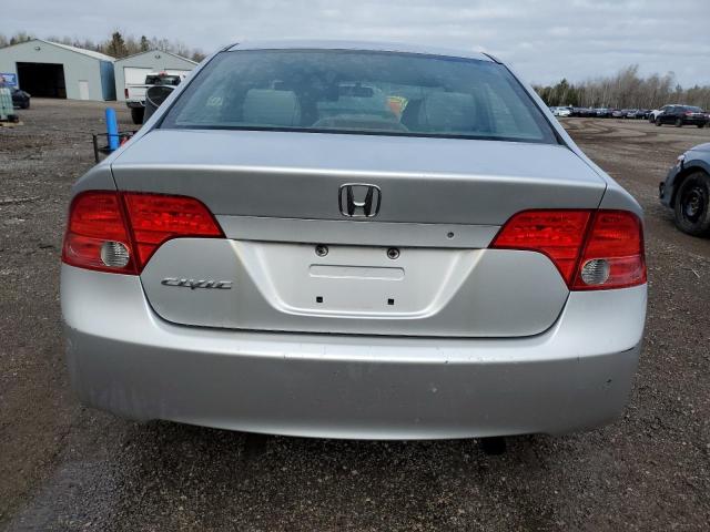 2HGFA16346H034978 - 2006 HONDA CIVIC DX VP Արծաթագույն լուսանկար 6