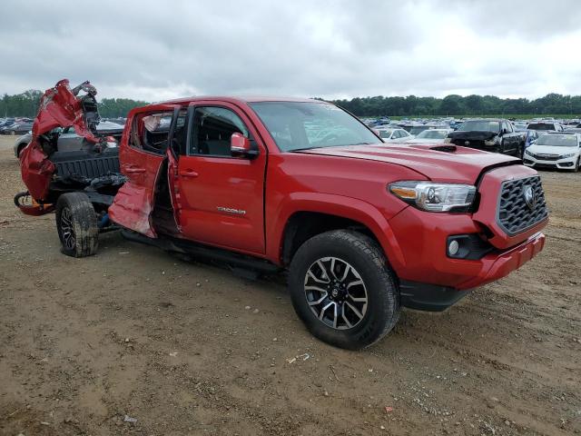 3TMCZ5AN8NM525323 - 2022 TOYOTA TACOMA DOUBLE CAB RED photo 4
