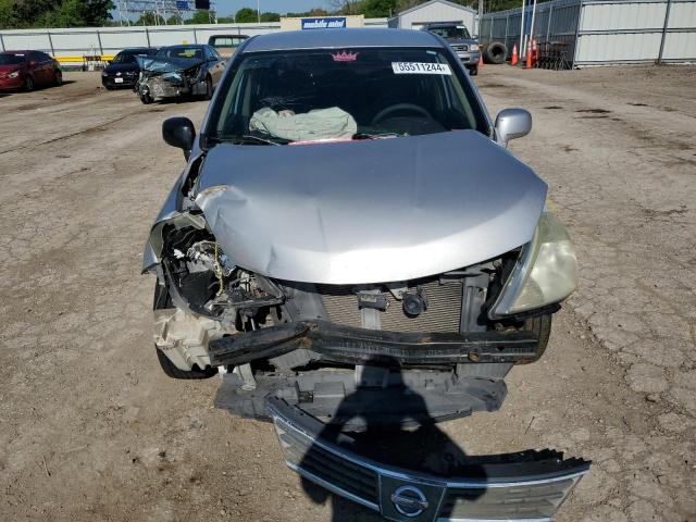 3N1BC11E29L382440 - 2009 NISSAN VERSA S SILVER photo 5