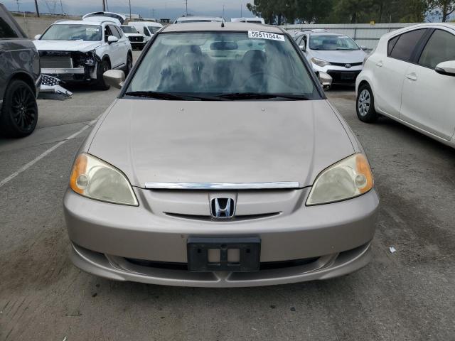 JHMES95643S011141 - 2003 HONDA CIVIC HYBRID TAN photo 5