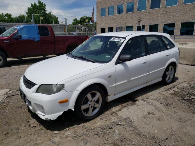 JM1BJ246131216650 - 2003 MAZDA PROTEGE PR5 WHITE photo 1