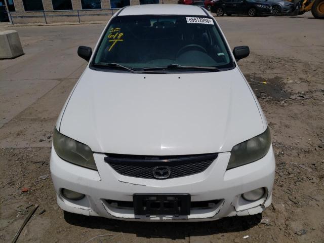 JM1BJ246131216650 - 2003 MAZDA PROTEGE PR5 WHITE photo 5