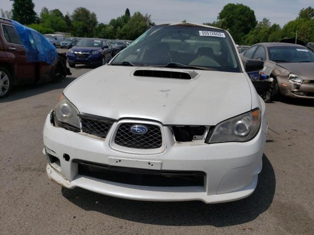 JF1GD75657G505418 - 2007 SUBARU IMPREZA WRX TR WHITE photo 5