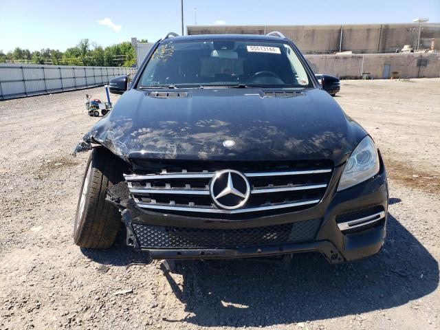 4JGDA5HB5EA358466 - 2014 MERCEDES-BENZ ML 350 4MATIC BLACK photo 5