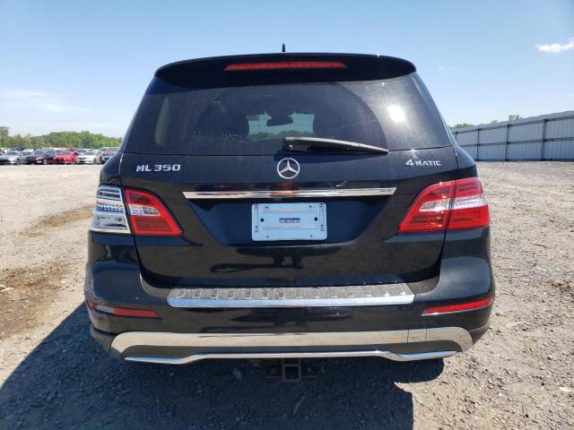 4JGDA5HB5EA358466 - 2014 MERCEDES-BENZ ML 350 4MATIC BLACK photo 6