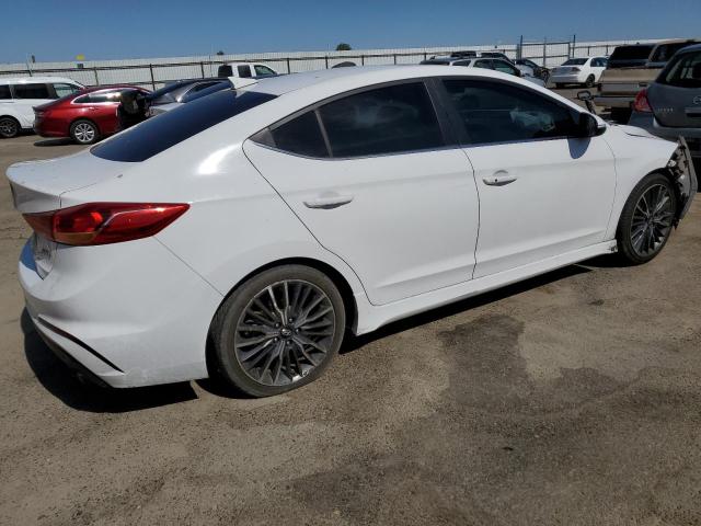 KMHD04LB8JU537159 - 2018 HYUNDAI ELANTRA SPORT WHITE photo 3