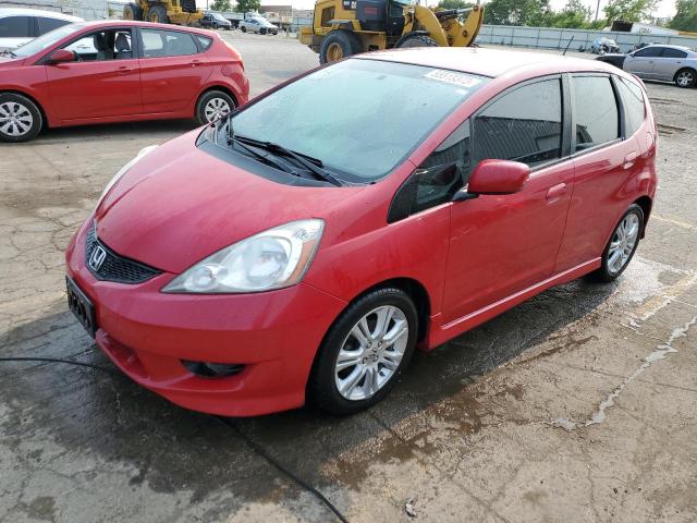 JHMGE88619C003359 - 2009 HONDA FIT SPORT RED photo 1