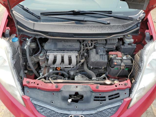 JHMGE88619C003359 - 2009 HONDA FIT SPORT RED photo 11