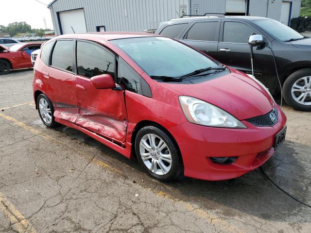 JHMGE88619C003359 - 2009 HONDA FIT SPORT RED photo 4