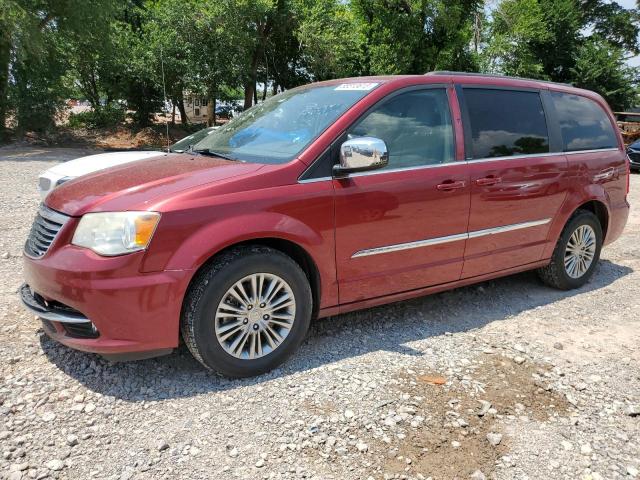 2C4RC1CG3DR569241 - 2013 CHRYSLER TOWN & COU TOURING L RED photo 1