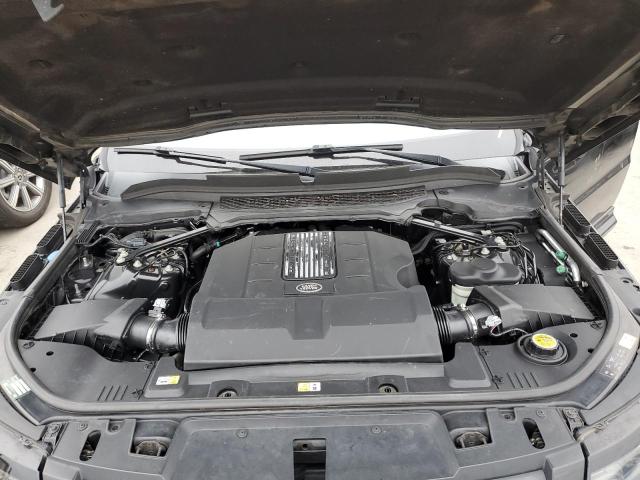 SALWV2FE1HA130412 - 2017 LAND ROVER RANGE ROVE AUTOBIOGRAPHY BLACK photo 12