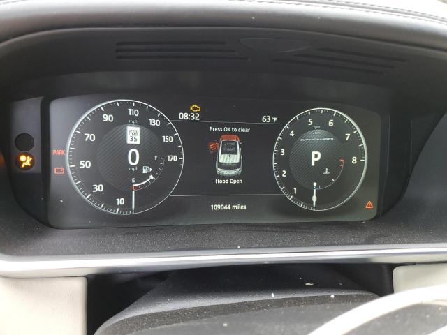 SALWV2FE1HA130412 - 2017 LAND ROVER RANGE ROVE AUTOBIOGRAPHY BLACK photo 9