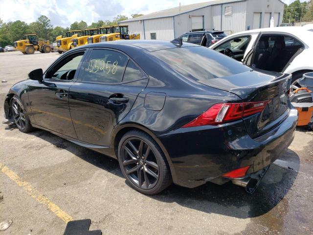 JTHBE1D26E5002419 - 2014 LEXUS IS 350 BLACK photo 2