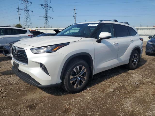 5TDHZRBH8LS022779 - 2020 TOYOTA HIGHLANDER XLE WHITE photo 1