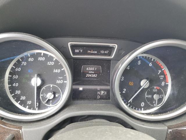 4JGDA5HB1DA173572 - 2013 MERCEDES-BENZ ML 350 4MATIC GRAY photo 9