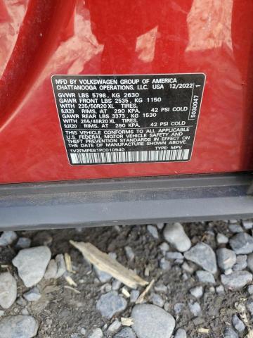 1V2FMPE81PC010940 - 2023 VOLKSWAGEN ID.4 PRO S 红色 照片 13