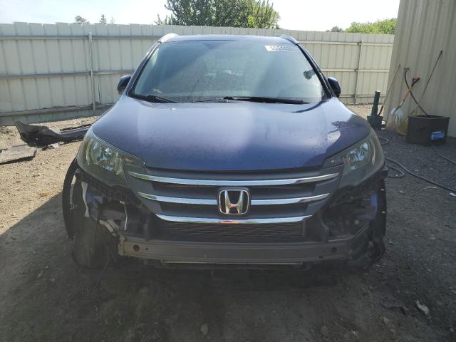 5J6RM4H79EL001507 - 2014 HONDA CR-V EXL BLUE photo 5