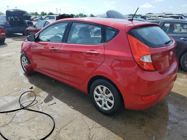 KMHCT5AE9CU016105 - 2012 HYUNDAI ACCENT GLS Qırmızı foto 2