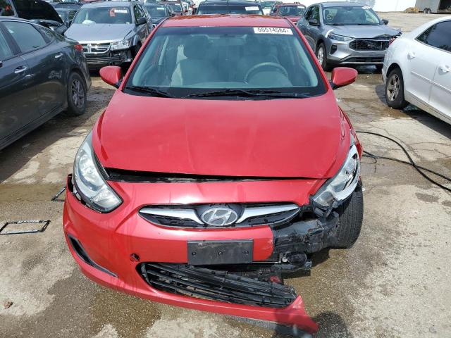 KMHCT5AE9CU016105 - 2012 HYUNDAI ACCENT GLS Qırmızı foto 5