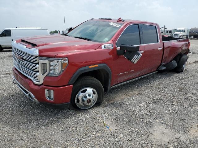 1GT49WEY0NF117025 - 2022 GMC SIERRA K3500 DENALI RED photo 1