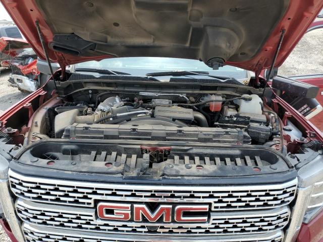 1GT49WEY0NF117025 - 2022 GMC SIERRA K3500 DENALI RED photo 11