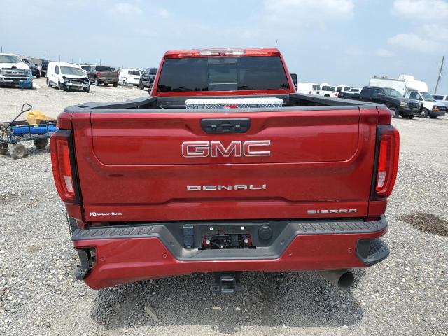 1GT49WEY0NF117025 - 2022 GMC SIERRA K3500 DENALI RED photo 6