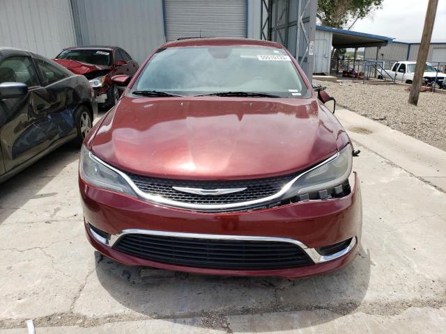 1C3CCCAB3FN529612 - 2015 CHRYSLER 200 LIMITED MAROON photo 5