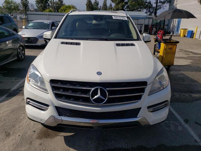 4JGDA5HB5DA251139 - 2013 MERCEDES-BENZ ML 350 4MATIC WHITE photo 5